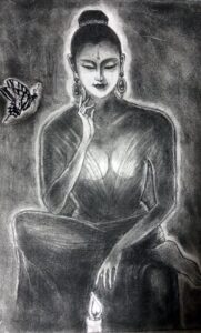 鉛筆画イラスト画像